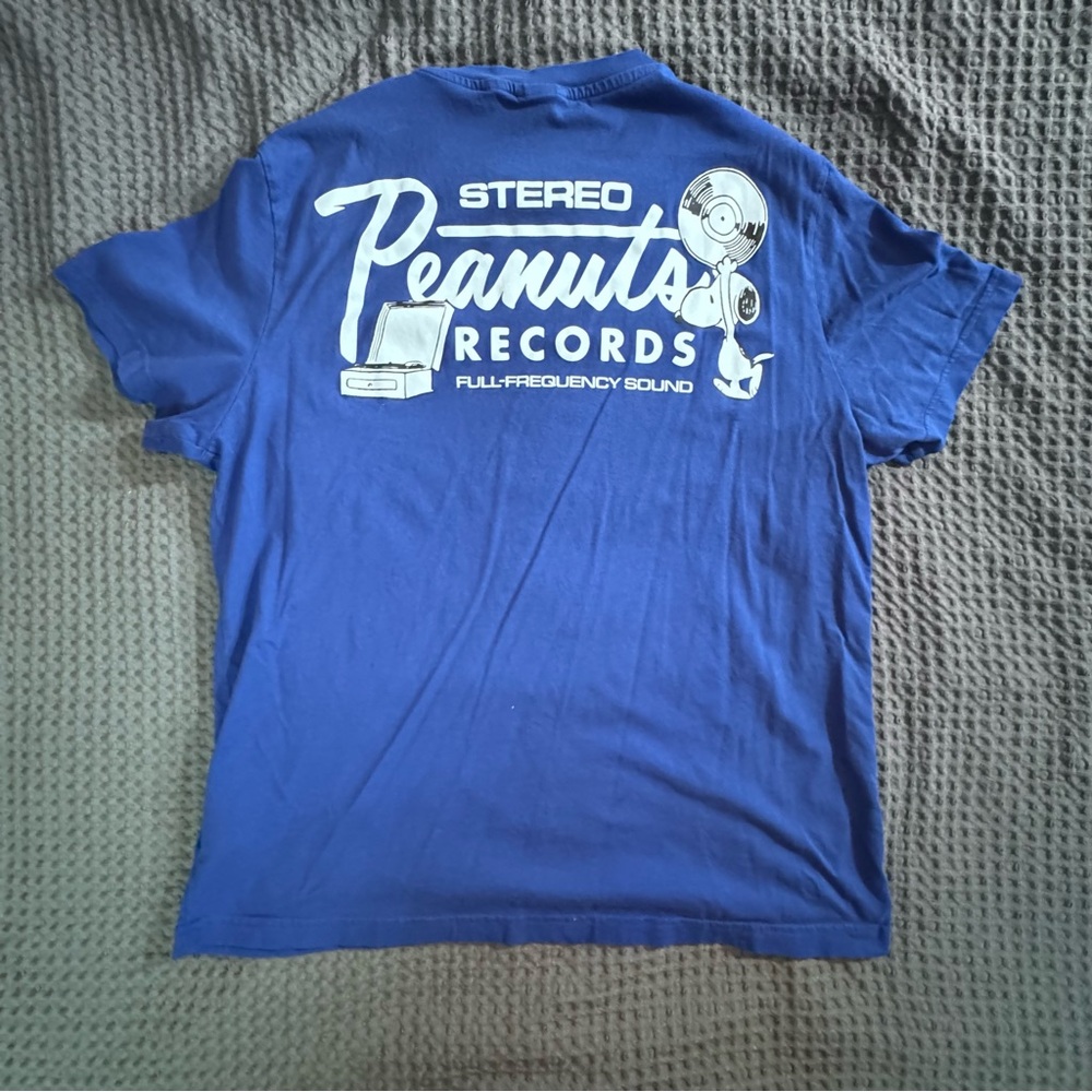 H&M Blue Graphic Snoopy Men's T-Shirt